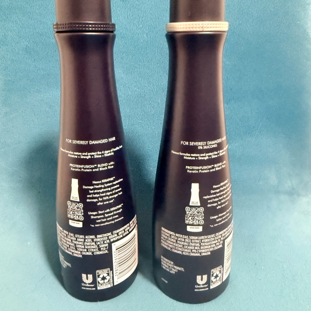 Nexxus Keraphix Hair Care Duo in Black shampoo and conditioner - Picture 3 of 3